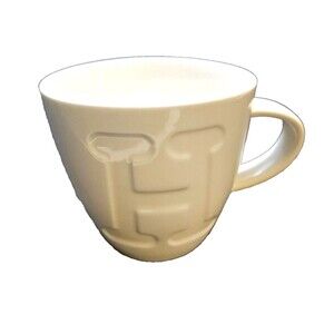 Keith Brymer Jones Alphabet "H" White Ceramic Coffee Cup Mug GUC Monogramed H